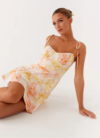 Abby Mini Dress - Floral Print