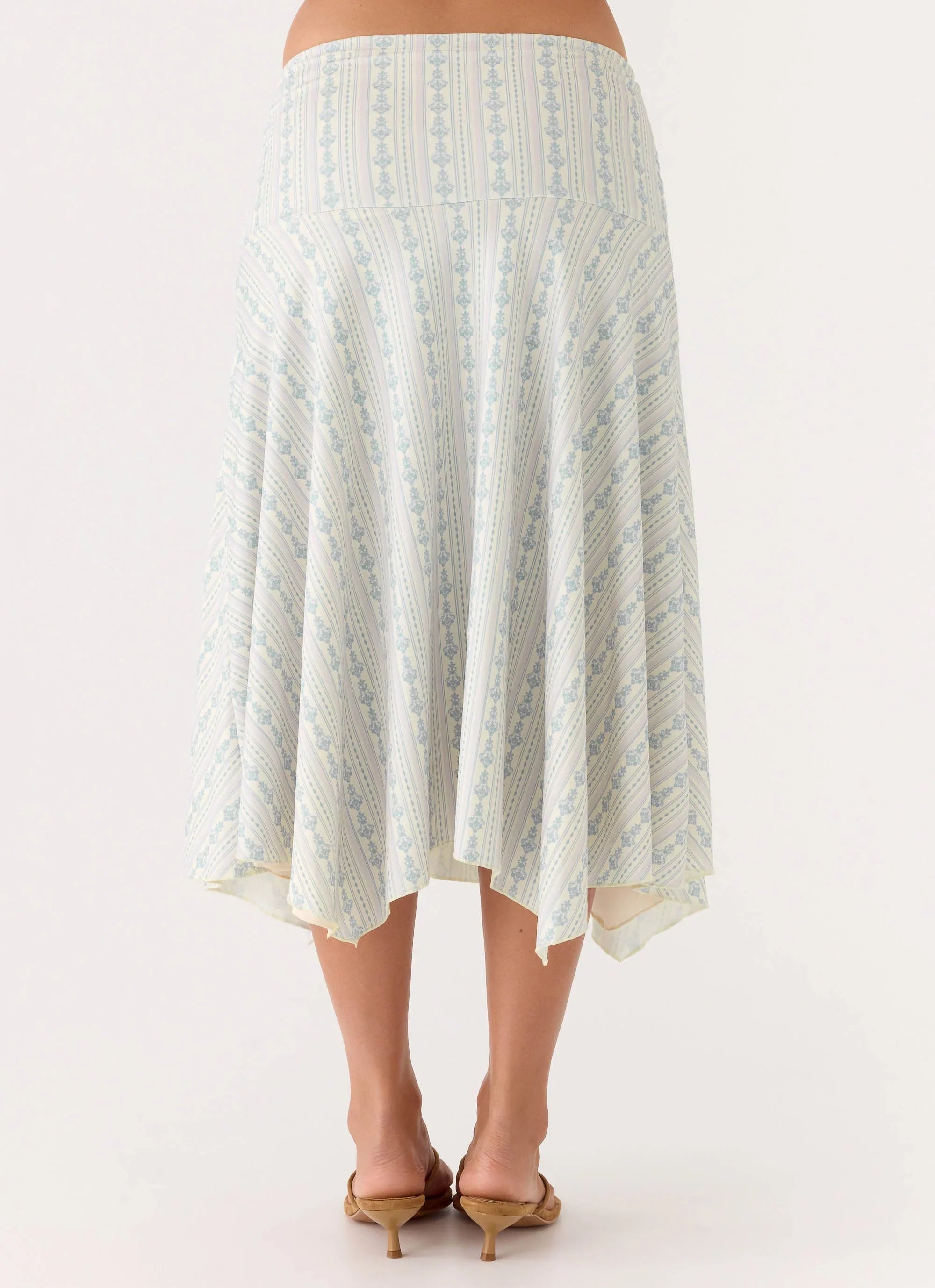 Katta Midi Skirt - Vintage Stripe