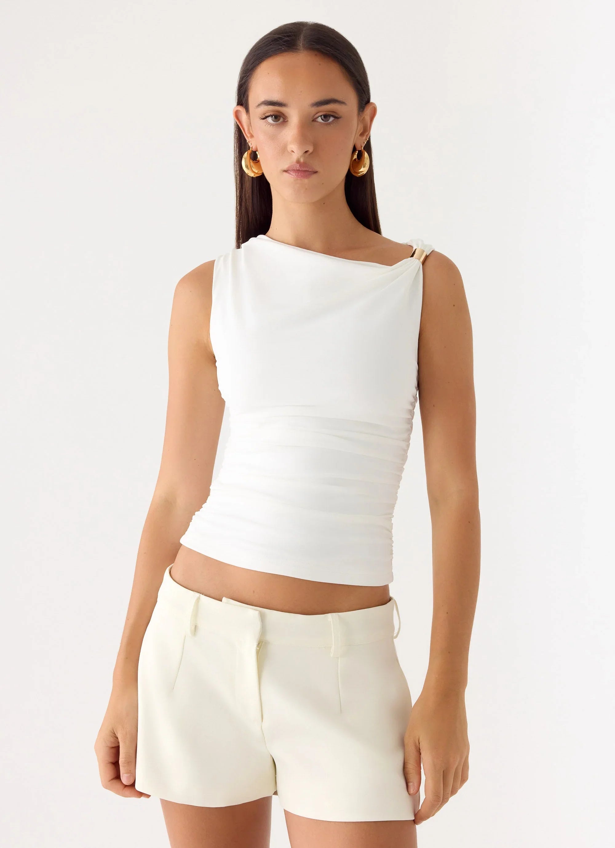 Short Notice Top - White