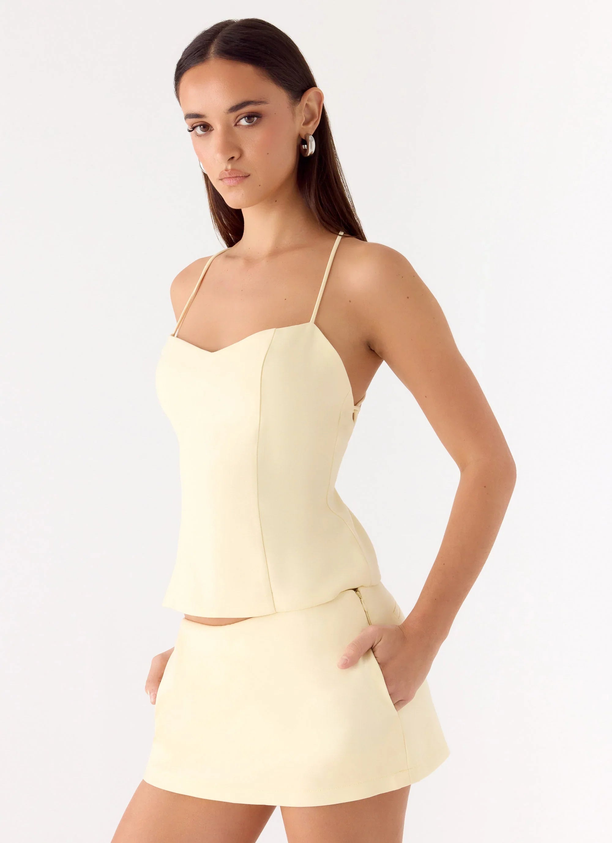 Leray Top - Lemon Yellow