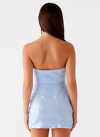 Martini Mini Dress - Blue