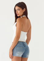 Ask You Twice Top - White
