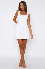 Sassy But Cute Mini Dress White