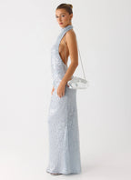 Aveline Clutch Bag - Silver