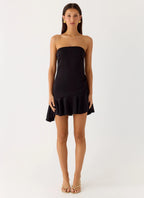 Luna Night Mini Dress - Black