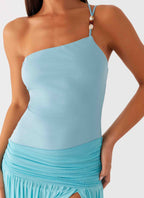 Aurelia Maxi Dress - Aqua