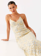 Truly Mine Maxi Dress - Yellow