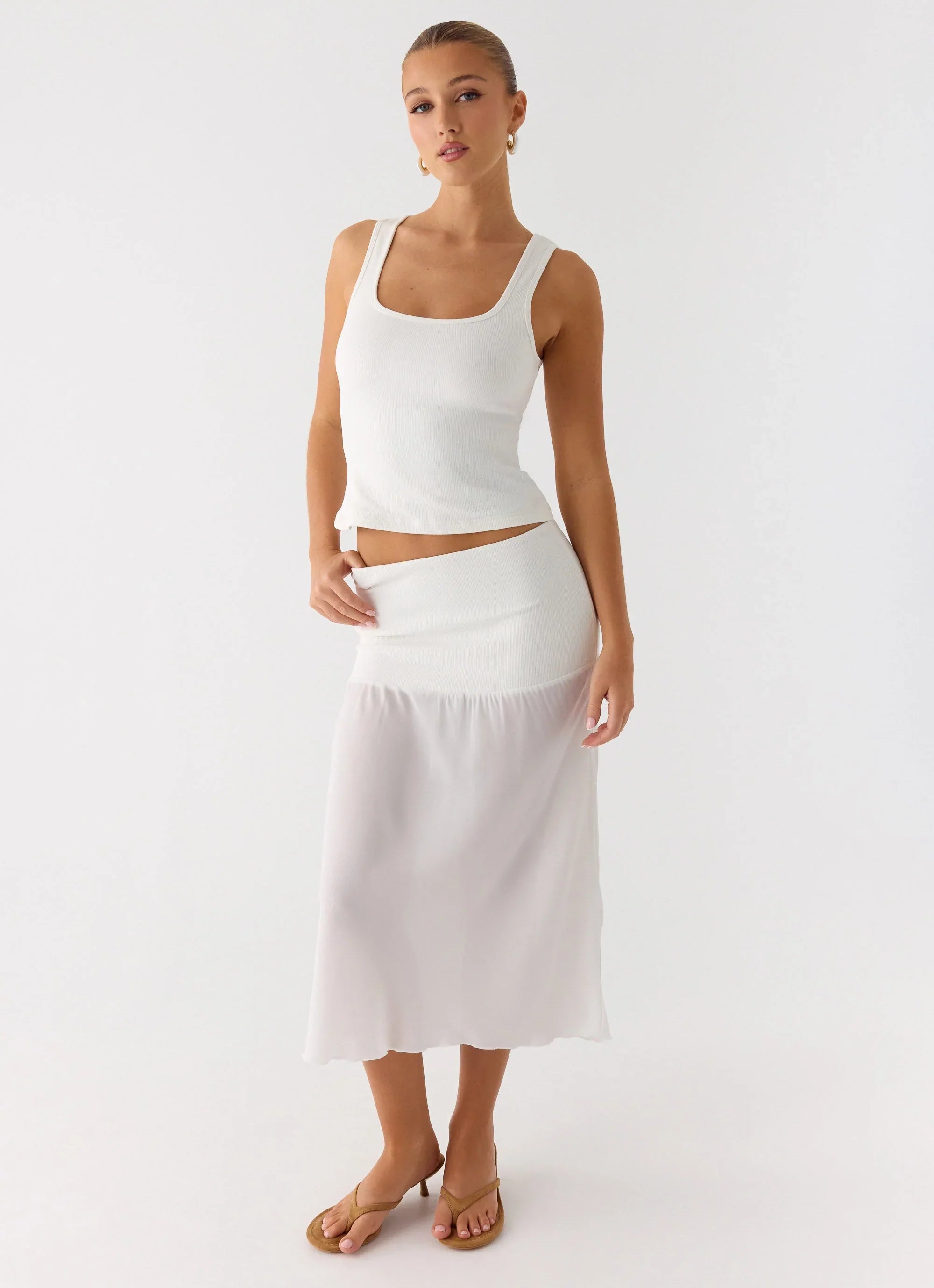 Connect My Heart Top - White