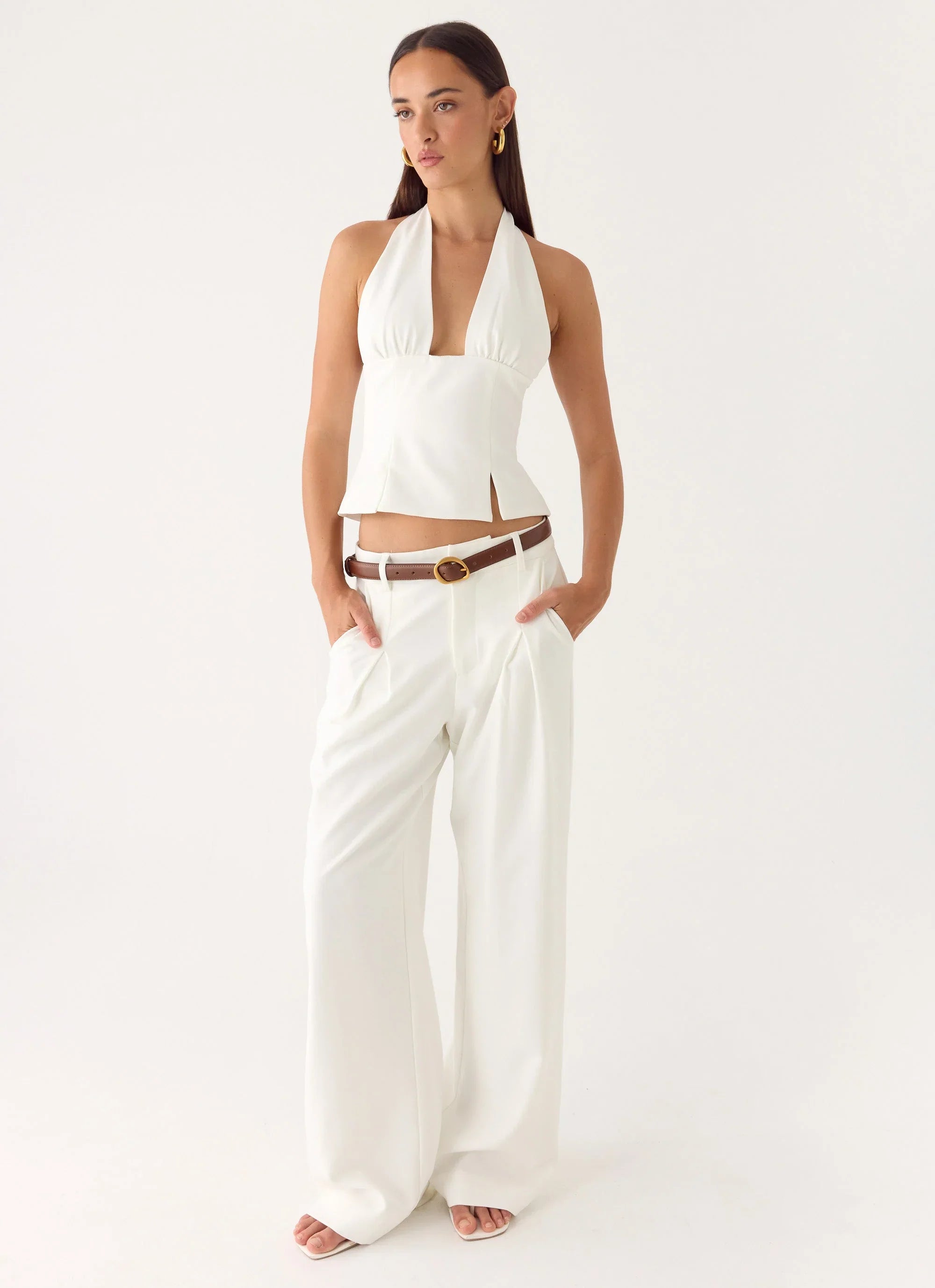 Rosallina Belt - Brown