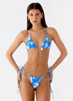 Saga Bead Bikini Bottom - Indigo Garden