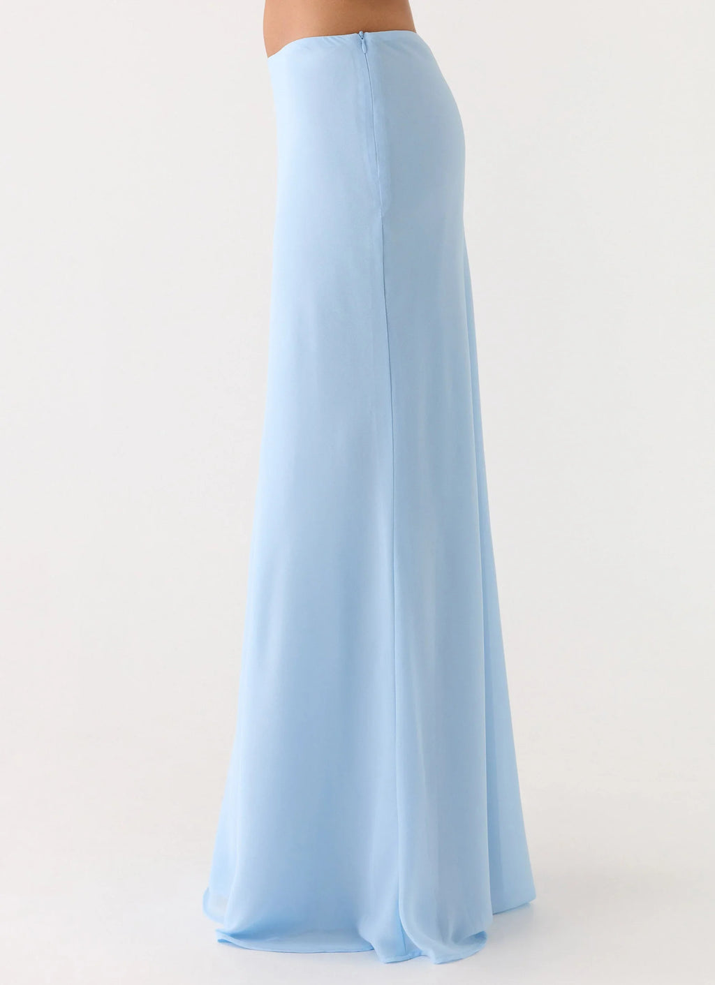 Star Girl Chiffon Maxi Skirt - Blue