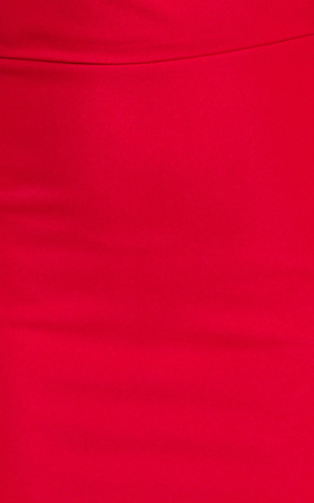 Nalfie Mini Dress - Tipped Shoulder Jersey Drape Dress in Red