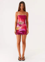 Everett Mini Dress - Pink Tropical