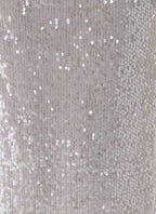 Susie Sequin Maxi Skirt - Silver