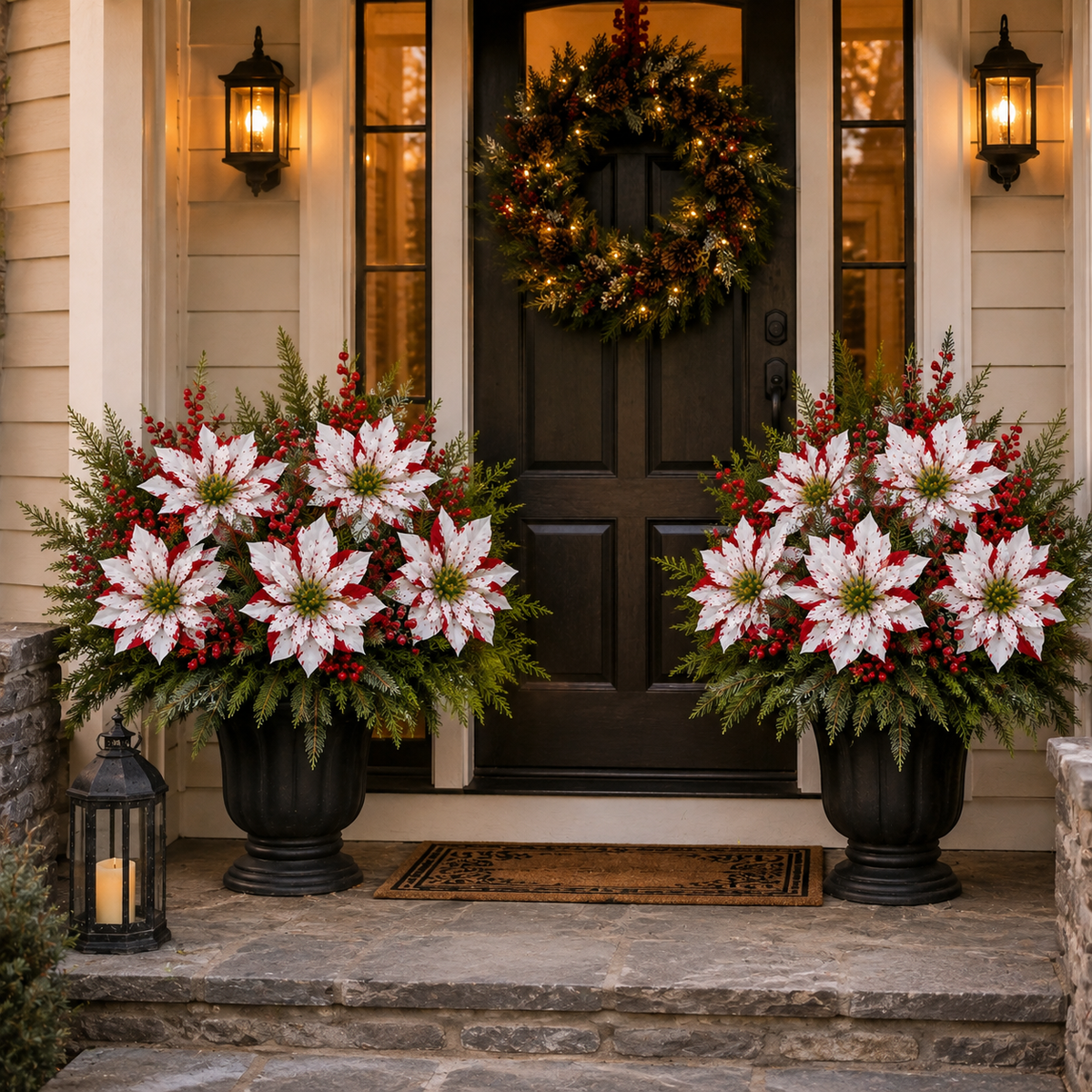 ❀Last Day 60% OFF🔥Christmas Poinsettia Planter Inserts