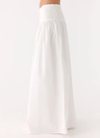 Jayne Maxi Skirt - White