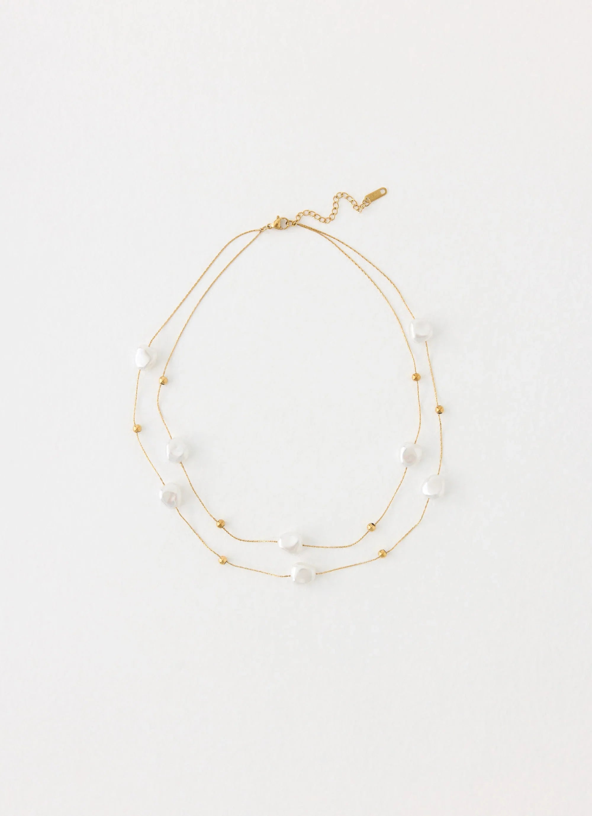 Serena Pearl Necklace - Pearl/Gold