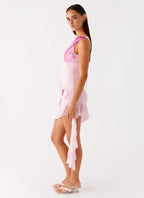 Normandy Mini Dress - Pastel Pink