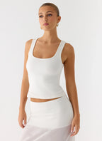 Connect My Heart Top - White