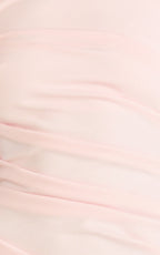 Belle Maxi Dress - Tie Shoulder Detail Dress in Pink