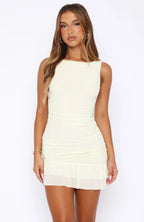 The Only One I Love Mini Dress Lemon