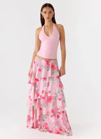 Melody Remedy Tiered Maxi Skirt - Petal Soleil