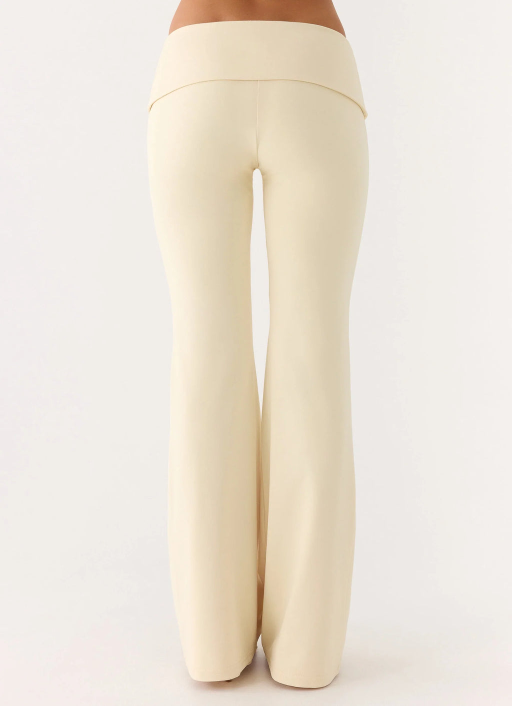 Renae Low Rise Pants - Baby Yellow