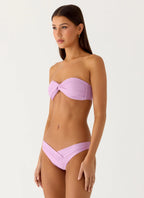 Delta Bandeau Bikini Top - Lavender