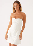 So Stylish Mini Dress - White