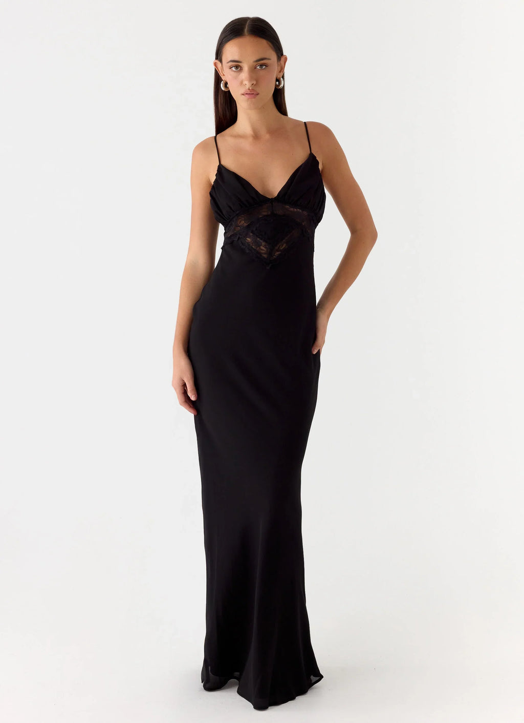 Opulent Maxi Dress - Black