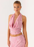 Soren Halter Top - Vintage Floral
