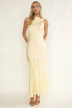 Veyla Shoulder Sash Maxi Dress Butter