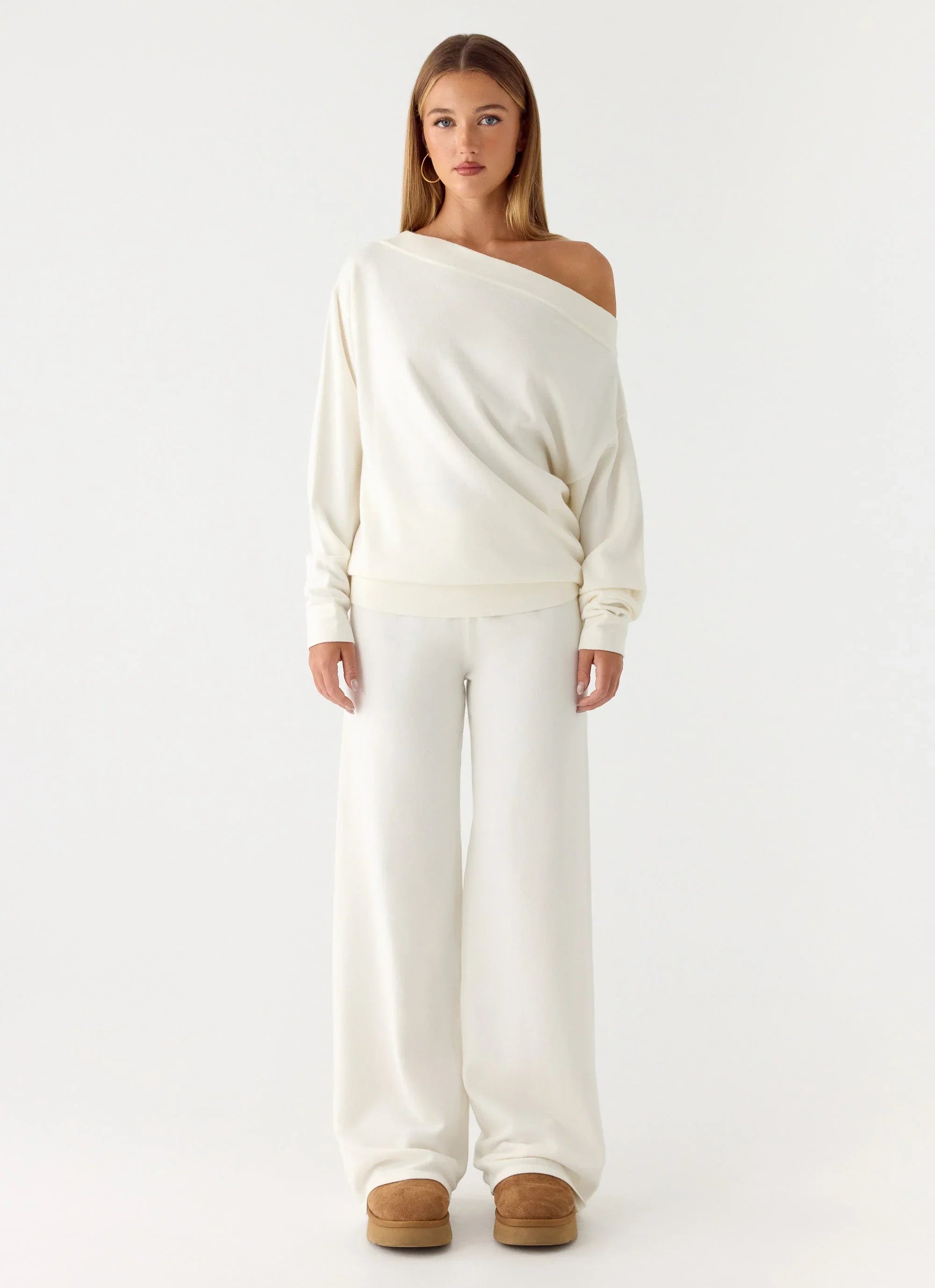 Sherlee Knit Sweater - White