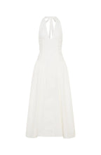 Tinsel Trouble Halter Midi Dress White
