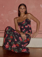 Kahlo Top - Midnight Bloom