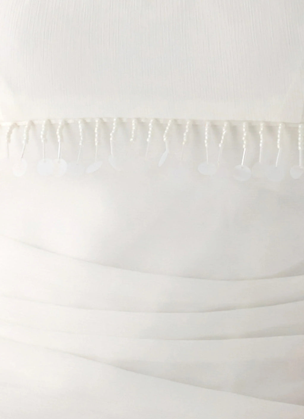 Perfect Celebrity Beaded Top - White
