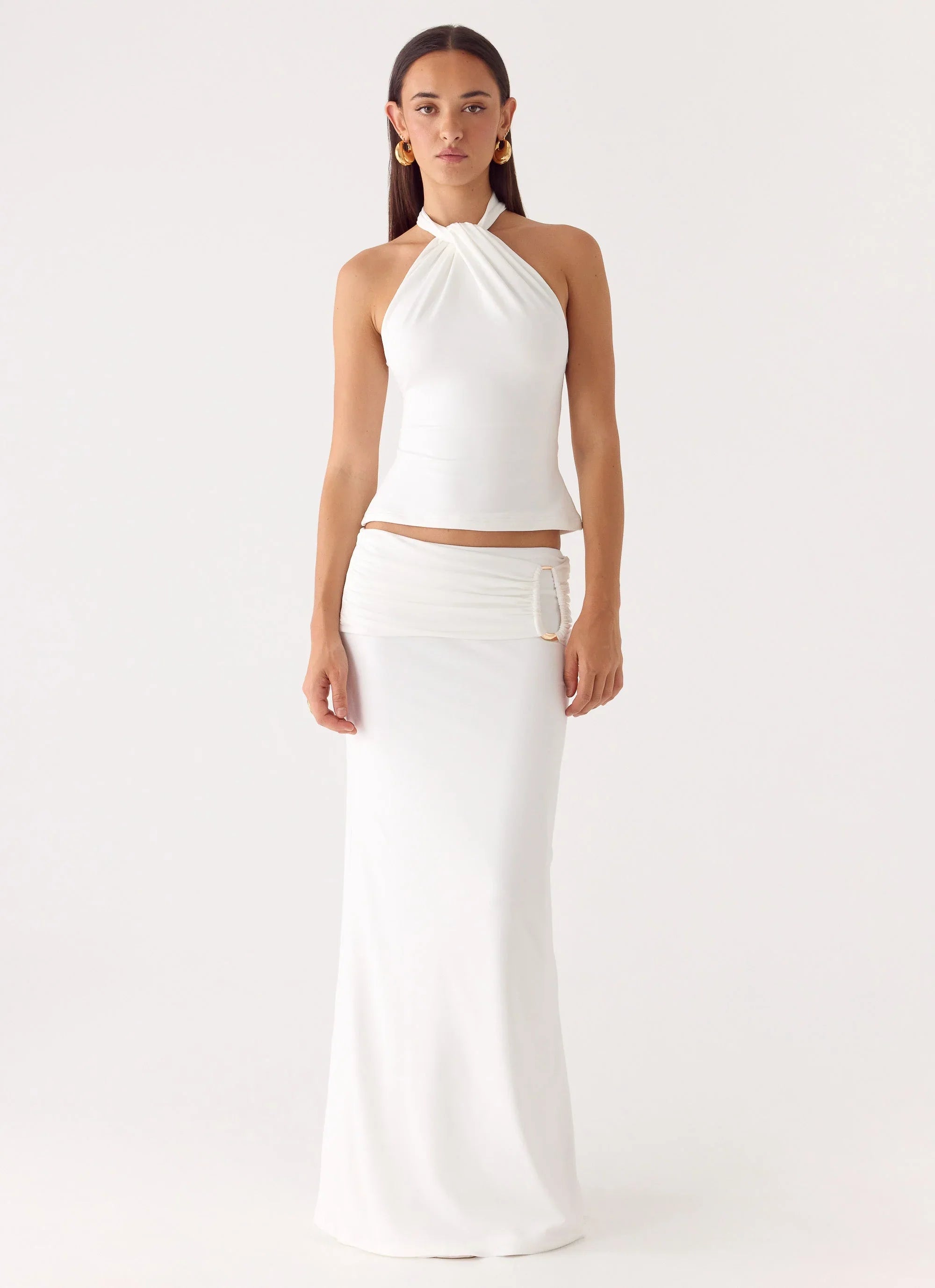Rosanna Maxi Skirt - White