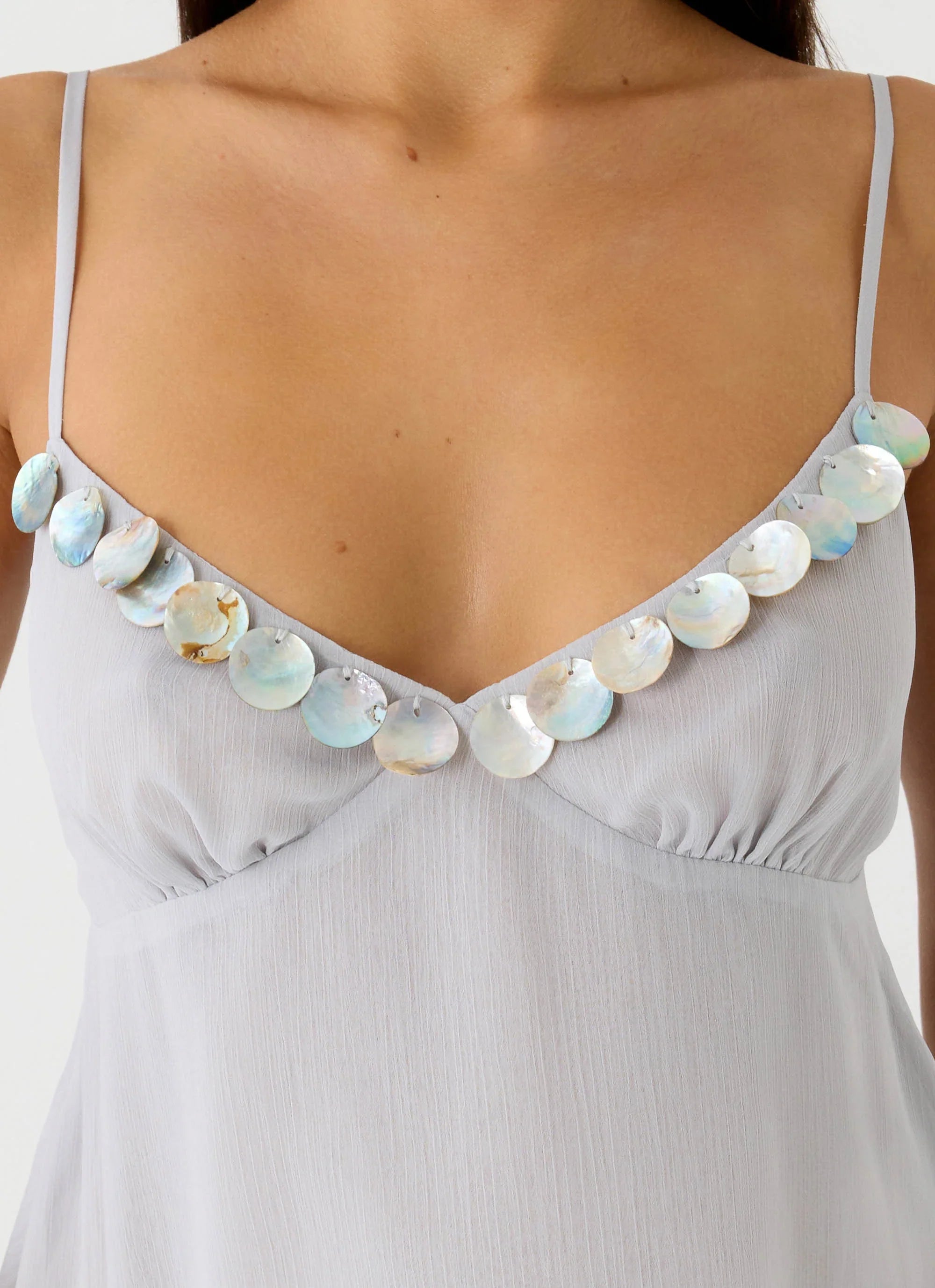 Selina Cami Top - Misty Blue