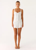 Addictive Mini Skort - White