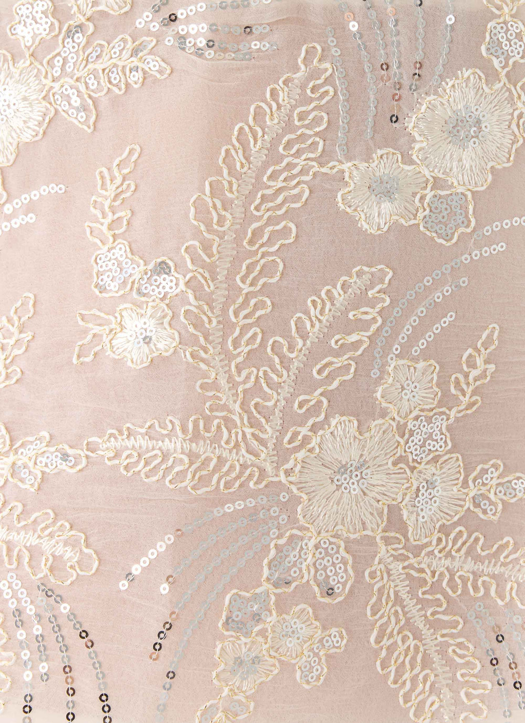 Elsas Sequin Top - Ivory