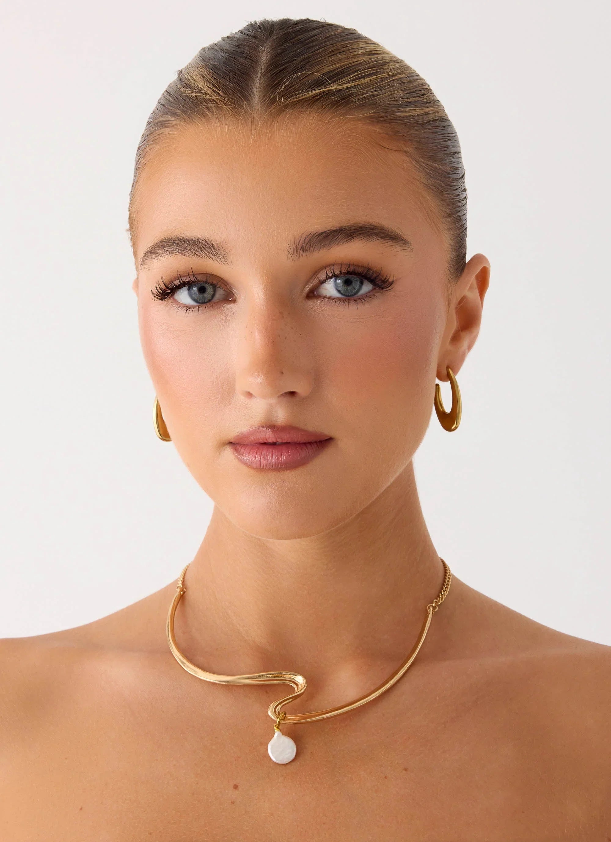 Lumen Choker Necklace - Gold