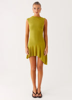 Lanai Mesh Mini Dress - Lime