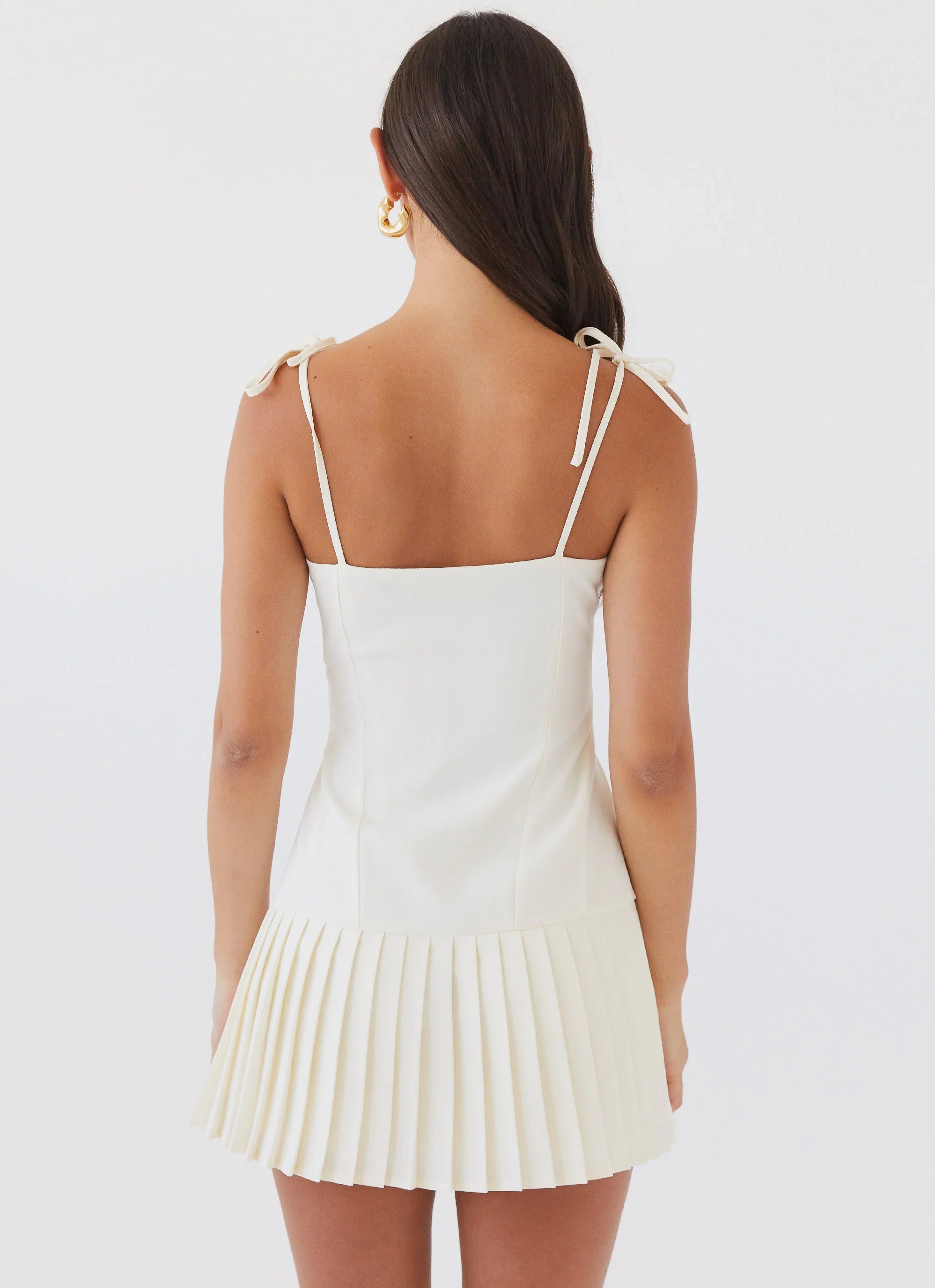 Love Seeker Corset Mini Dress - Ivory