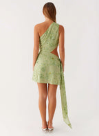 Juelz Beaded Mini Dress - Lime