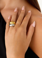 Hushed Tone Ring - Gold/Silver