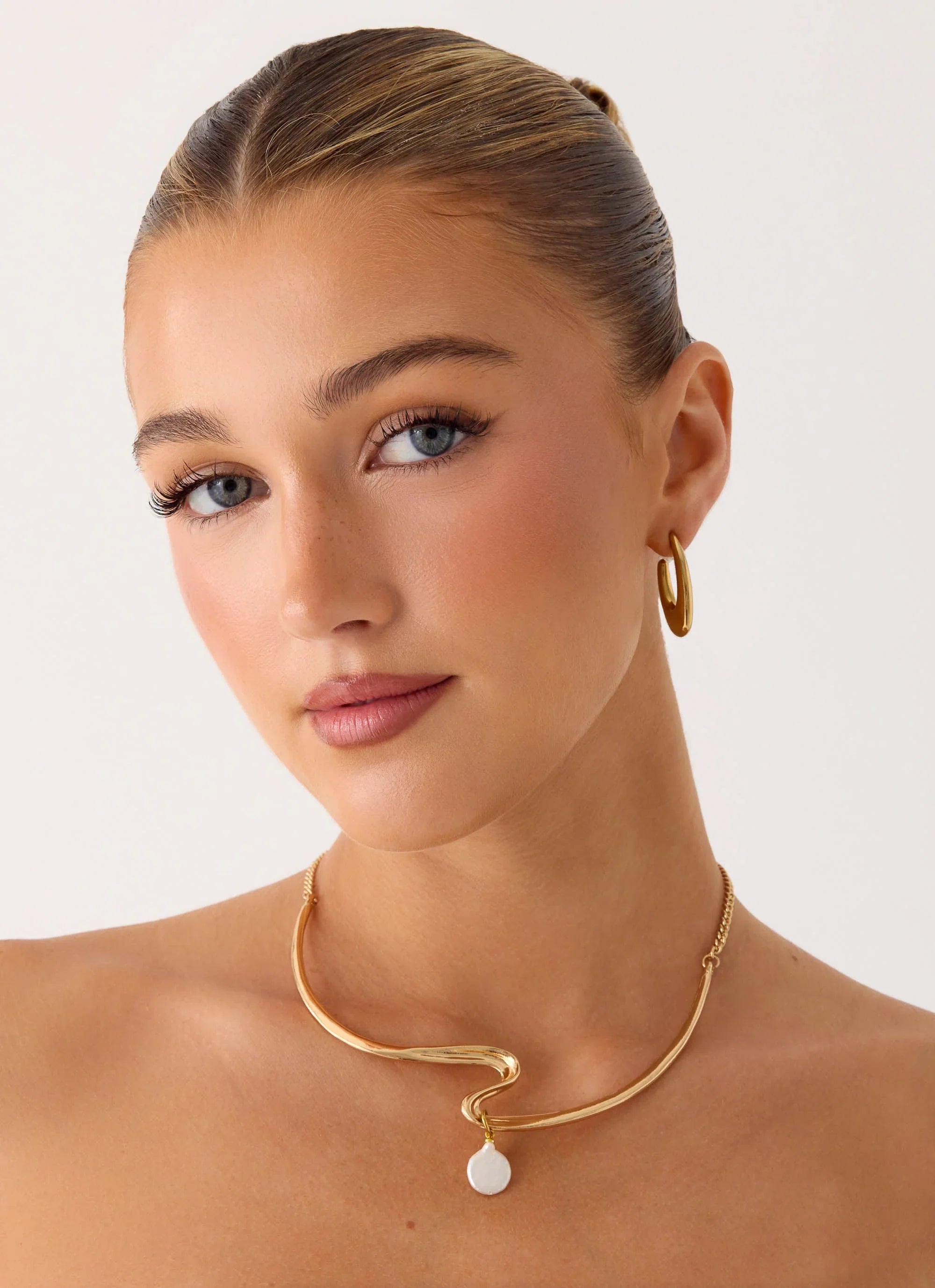 Lumen Choker Necklace - Gold