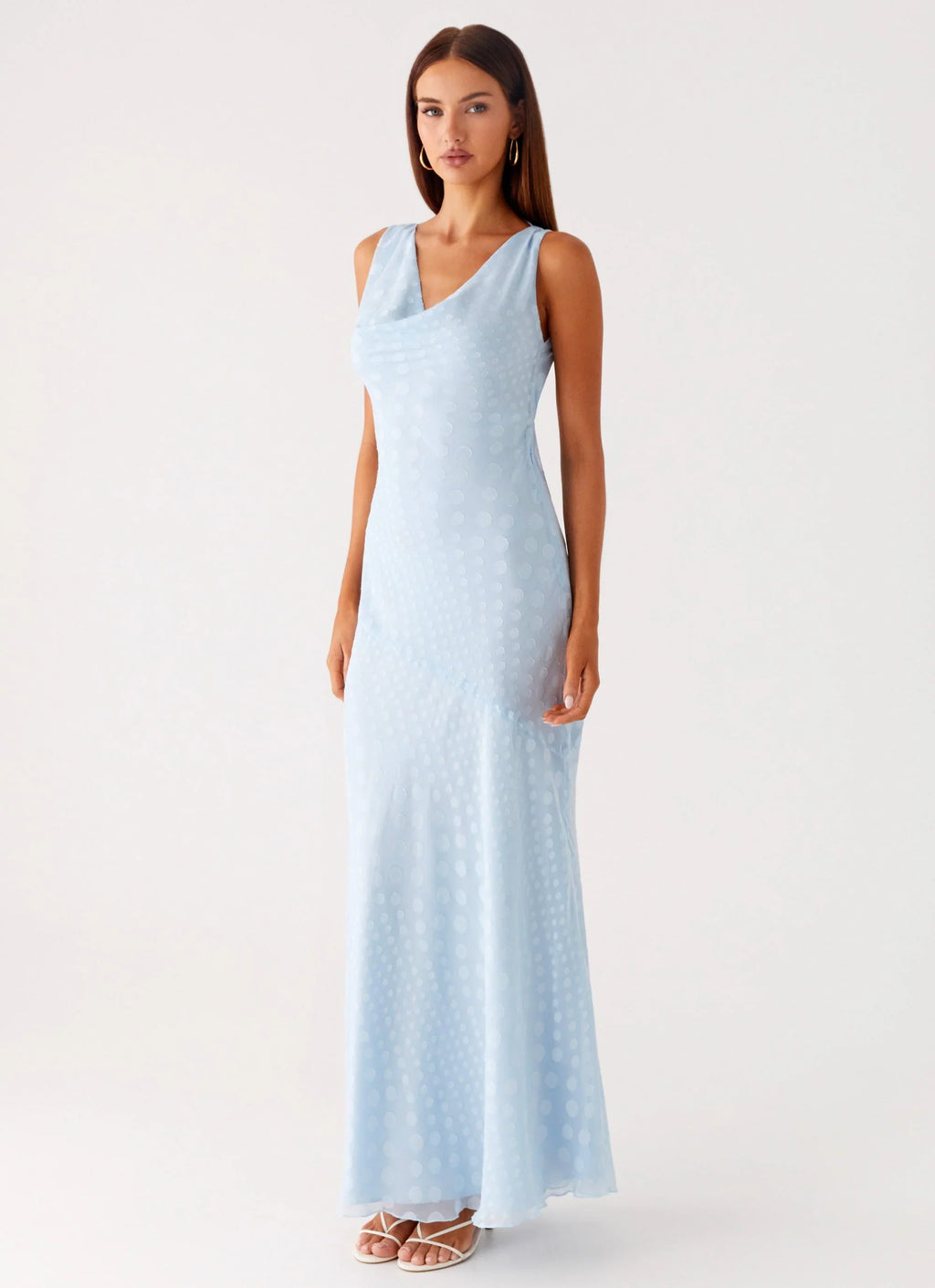 Sundance Chiffon Maxi Dress - Blue
