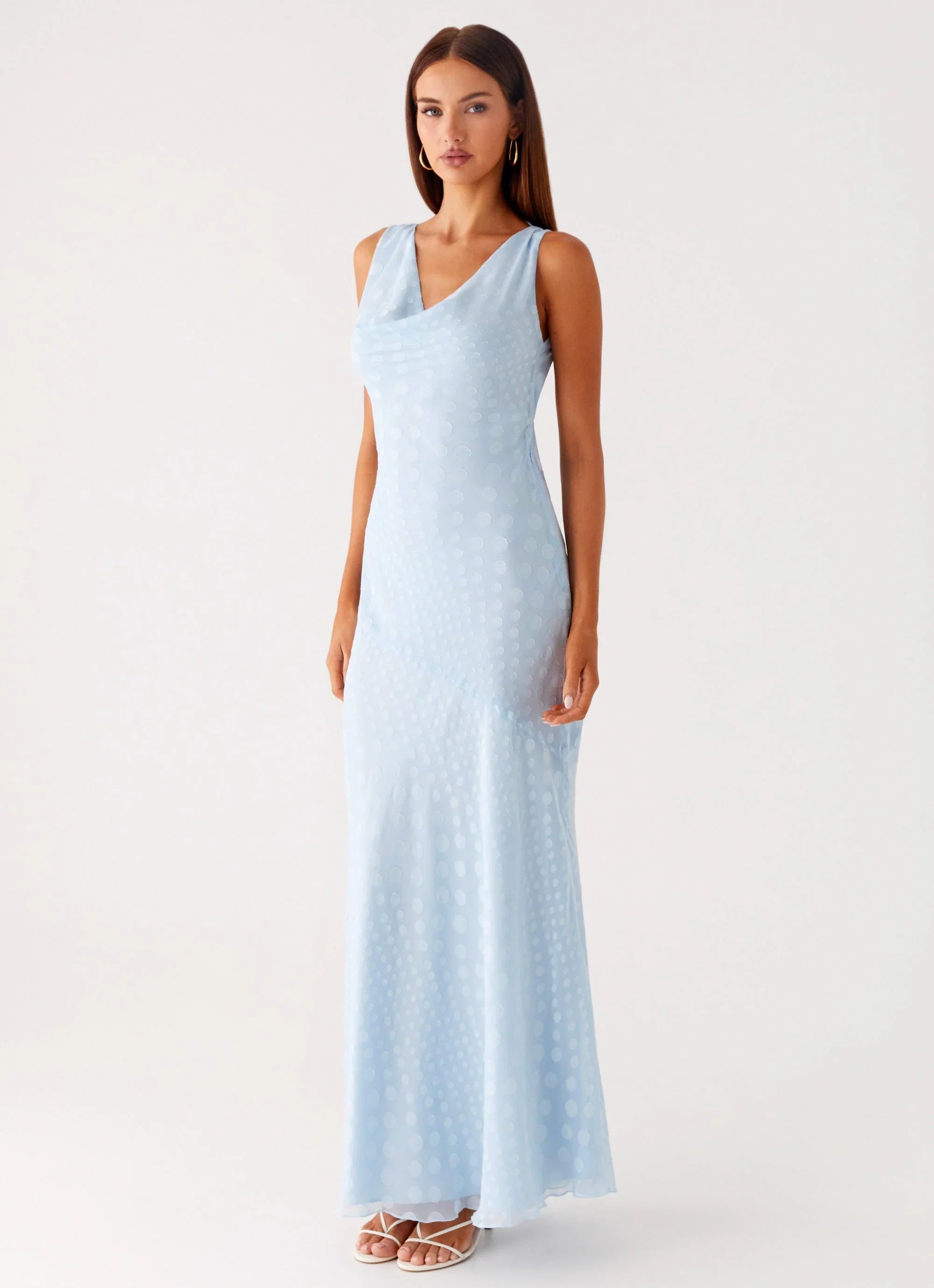 Sundance Chiffon Maxi Dress - Blue