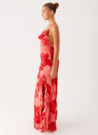 First Class Maxi Dress - Sicily Sunsets Print