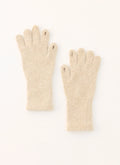 Stormy Weather Knit Gloves - Cream